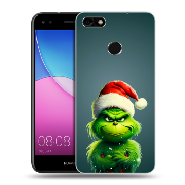 Силиконовый чехол на Huawei Nova Lite (2017) с принтом Новый год
