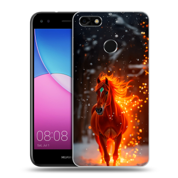 Силиконовый чехол на Huawei Nova Lite (2017) с принтом Новый год
