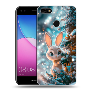 Силиконовый чехол на Huawei Nova Lite (2017) с принтом Новый год