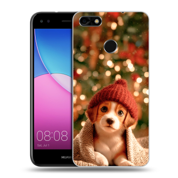 Силиконовый чехол на Huawei Nova Lite (2017) с принтом Новый год