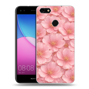 Силиконовый чехол на Huawei Nova Lite (2017) с принтом женский