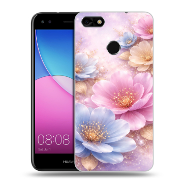 Силиконовый чехол на Huawei Nova Lite (2017) с принтом женский