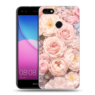 Силиконовый чехол на Huawei Nova Lite (2017) с принтом женский