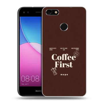 Силиконовый чехол на Huawei Nova Lite (2017) с принтом женский