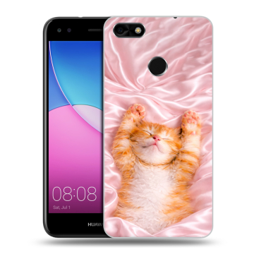 Силиконовый чехол на Huawei Nova Lite (2017) с принтом женский