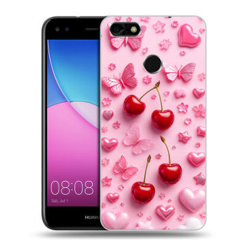 Силиконовый чехол на Huawei Nova Lite (2017) с принтом для девочек