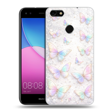 Силиконовый чехол на Huawei Nova Lite (2017) с принтом женский