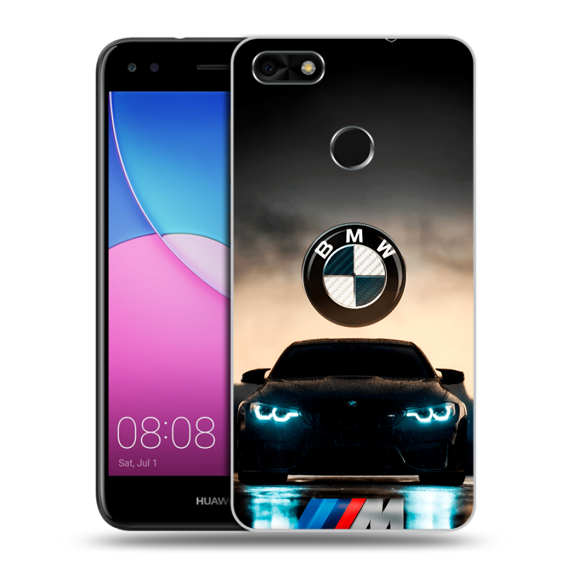 Силиконовый чехол на Huawei Nova Lite (2017) с принтом БМВ BMW Силиконовый чехол на Huawei Nova Lite (2017) с принтом БМВ BMW