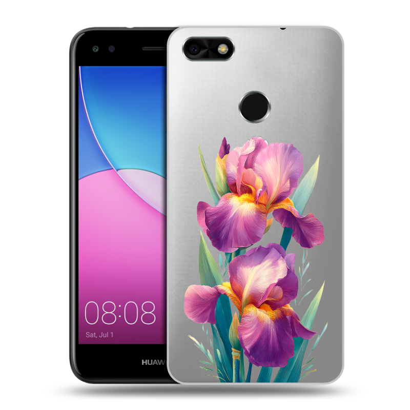 Силиконовый чехол на Huawei Nova Lite (2017) с принтом Цветы орхидеи Силиконовый чехол на Huawei Nova Lite (2017) с принтом Цветы орхидеи