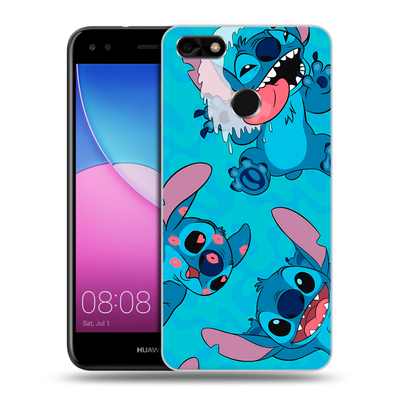 Силиконовый чехол на Huawei Nova Lite (2017) с принтом Лило и Стич Силиконовый чехол на Huawei Nova Lite (2017) с принтом Лило и Стич
