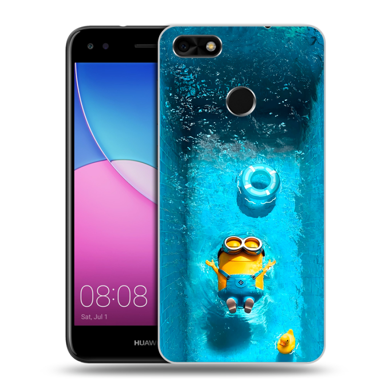 Силиконовый чехол на Huawei Nova Lite (2017) с принтом Миньоны Силиконовый чехол на Huawei Nova Lite (2017) с принтом Миньоны