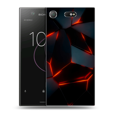 Пластиковый чехол на Sony Xperia XZ1 Compact с принтом Яркие абстракции Пластиковый чехол на Sony Xperia XZ1 Compact с принтом Яркие абстракции