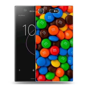Пластиковый чехол на Sony Xperia XZ1 Compact с принтом Конфеты Пластиковый чехол на Sony Xperia XZ1 Compact с принтом Конфеты