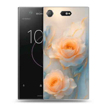 Пластиковый чехол на Sony Xperia XZ1 Compact с принтом Женский Пластиковый чехол на Sony Xperia XZ1 Compact с принтом Женский