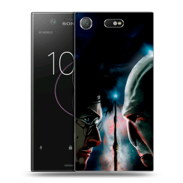 Пластиковый чехол на Sony Xperia XZ1 Compact с принтом Гарри Поттер Harry Potter Пластиковый чехол на Sony Xperia XZ1 Compact с принтом Гарри Поттер Harry Potter