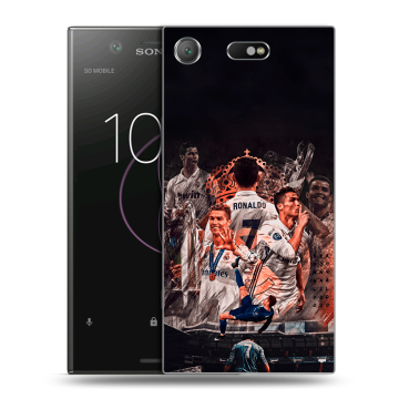 Пластиковый чехол на Sony Xperia XZ1 Compact с принтом Реал Роналдо Real Ronaldo Пластиковый чехол на Sony Xperia XZ1 Compact с принтом Реал Роналдо Real Ronaldo