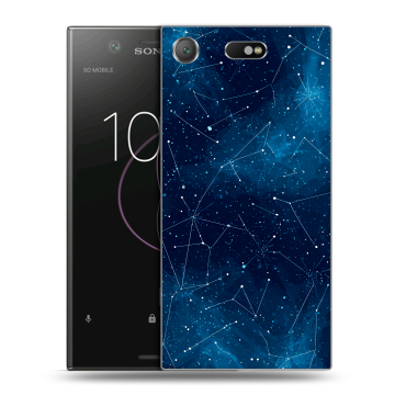 Пластиковый чехол на Sony Xperia XZ1 Compact с принтом Космос звезды Пластиковый чехол на Sony Xperia XZ1 Compact с принтом Космос звезды