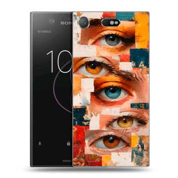 Пластиковый чехол на Sony Xperia XZ1 Compact с принтом Модный принт Пластиковый чехол на Sony Xperia XZ1 Compact с принтом Модный принт