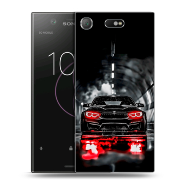 Пластиковый чехол на Sony Xperia XZ1 Compact с принтом BMW БМВ