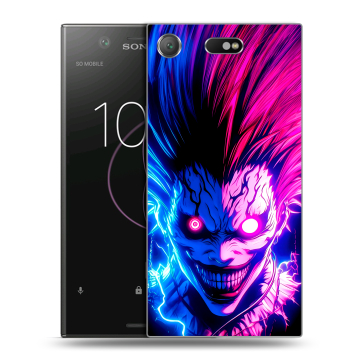 Пластиковый чехол на Sony Xperia XZ1 Compact с принтом Death note Тетрадь смерти Пластиковый чехол на Sony Xperia XZ1 Compact с принтом Death note Тетрадь смерти