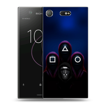 Пластиковый чехол на Sony Xperia XZ1 Compact с принтом Игра Кальмара