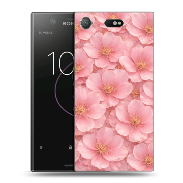 Пластиковый чехол на Sony Xperia XZ1 Compact с принтом женский Пластиковый чехол на Sony Xperia XZ1 Compact с принтом женский