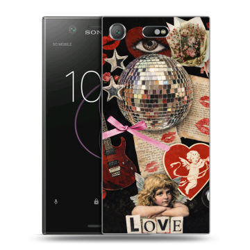 Пластиковый чехол на Sony Xperia XZ1 Compact с принтом для девочек Пластиковый чехол на Sony Xperia XZ1 Compact с принтом для девочек