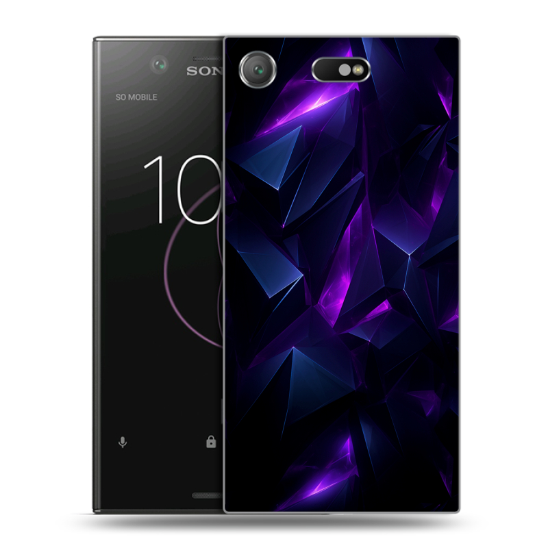 Пластиковый чехол на Sony Xperia XZ1 Compact с принтом Абстракиция Пластиковый чехол на Sony Xperia XZ1 Compact с принтом Абстракиция