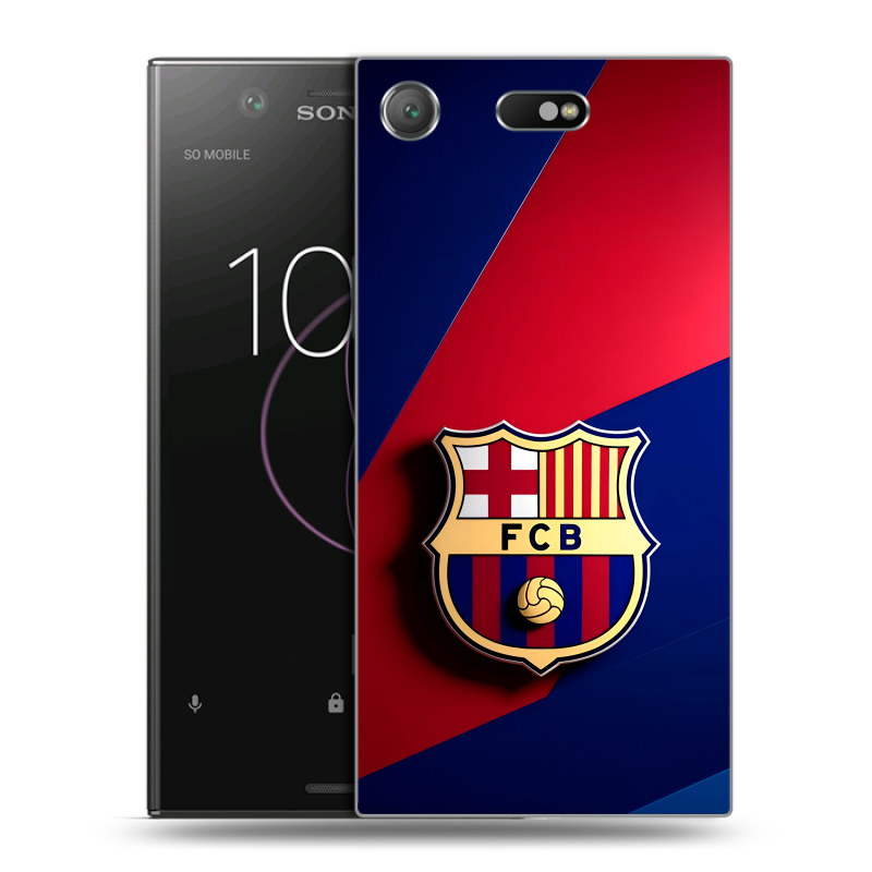 Пластиковый чехол на Sony Xperia XZ1 Compact с принтом Барселона Barcelona Пластиковый чехол на Sony Xperia XZ1 Compact с принтом Барселона Barcelona
