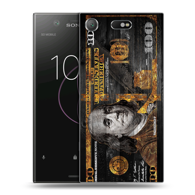 Пластиковый чехол на Sony Xperia XZ1 Compact с принтом Доллар деньги Пластиковый чехол на Sony Xperia XZ1 Compact с принтом Доллар деньги