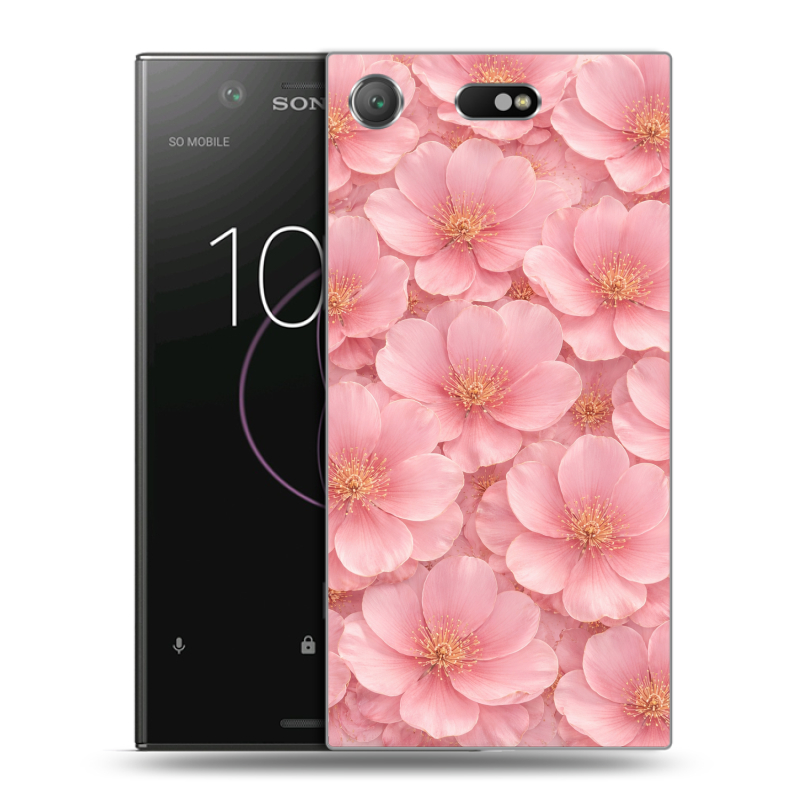 Пластиковый чехол на Sony Xperia XZ1 Compact с принтом женский Пластиковый чехол на Sony Xperia XZ1 Compact с принтом женский