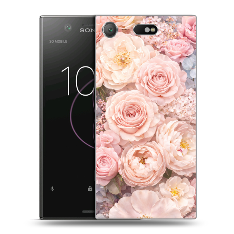 Пластиковый чехол на Sony Xperia XZ1 Compact с принтом женский Пластиковый чехол на Sony Xperia XZ1 Compact с принтом женский