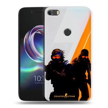 Силиконовый чехол на Alcatel Idol 5 с принтом Контер страйк Counter strike Силиконовый чехол на Alcatel Idol 5 с принтом Контер страйк Counter strike
