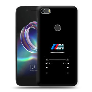 Силиконовый чехол на Alcatel Idol 5 с принтом БМВ BMW Силиконовый чехол на Alcatel Idol 5 с принтом БМВ BMW