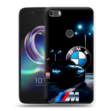 Силиконовый чехол на Alcatel Idol 5 с принтом БМВ BMW Силиконовый чехол на Alcatel Idol 5 с принтом БМВ BMW