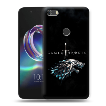 Силиконовый чехол на Alcatel Idol 5 с принтом Игра Престолов Game Thrones