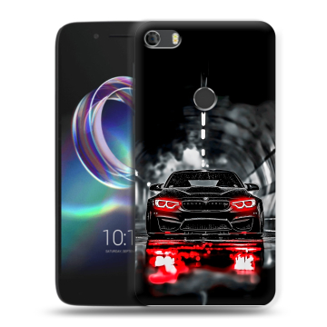 Силиконовый чехол на Alcatel Idol 5 с принтом BMW БМВ Силиконовый чехол на Alcatel Idol 5 с принтом BMW БМВ