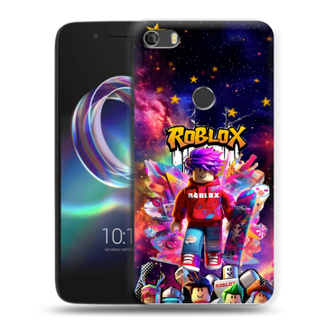 Силиконовый чехол на Alcatel Idol 5 с принтом Roblox Роблокс Силиконовый чехол на Alcatel Idol 5 с принтом Roblox Роблокс