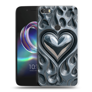 Силиконовый чехол на Alcatel Idol 5 с принтом Y2K