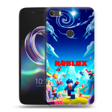 Силиконовый чехол на Alcatel Idol 5 с принтом Roblox Роблокс Силиконовый чехол на Alcatel Idol 5 с принтом Roblox Роблокс