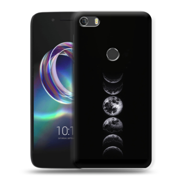 Силиконовый чехол на Alcatel Idol 5 с принтом женский Силиконовый чехол на Alcatel Idol 5 с принтом женский