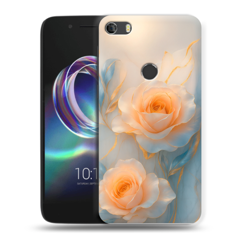 Силиконовый чехол на Alcatel Idol 5 с принтом Женский Силиконовый чехол на Alcatel Idol 5 с принтом Женский