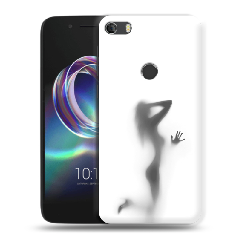 Силиконовый чехол на Alcatel Idol 5 с принтом Силуэт Силиконовый чехол на Alcatel Idol 5 с принтом Силуэт