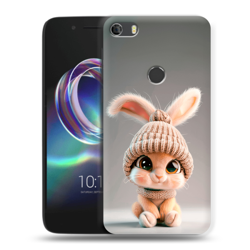 Силиконовый чехол на Alcatel Idol 5 с принтом Кролик Силиконовый чехол на Alcatel Idol 5 с принтом Кролик