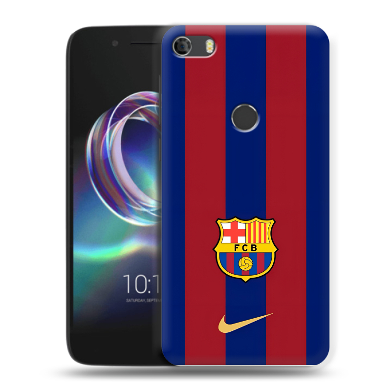 Силиконовый чехол на Alcatel Idol 5 с принтом Барселона Barcelona Силиконовый чехол на Alcatel Idol 5 с принтом Барселона Barcelona