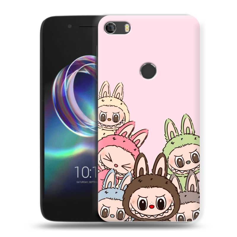 Силиконовый чехол на Alcatel Idol 5 с принтом Лабубу Силиконовый чехол на Alcatel Idol 5 с принтом Лабубу