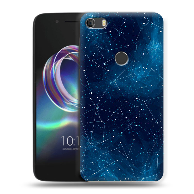 Силиконовый чехол на Alcatel Idol 5 с принтом Космос звезды Силиконовый чехол на Alcatel Idol 5 с принтом Космос звезды