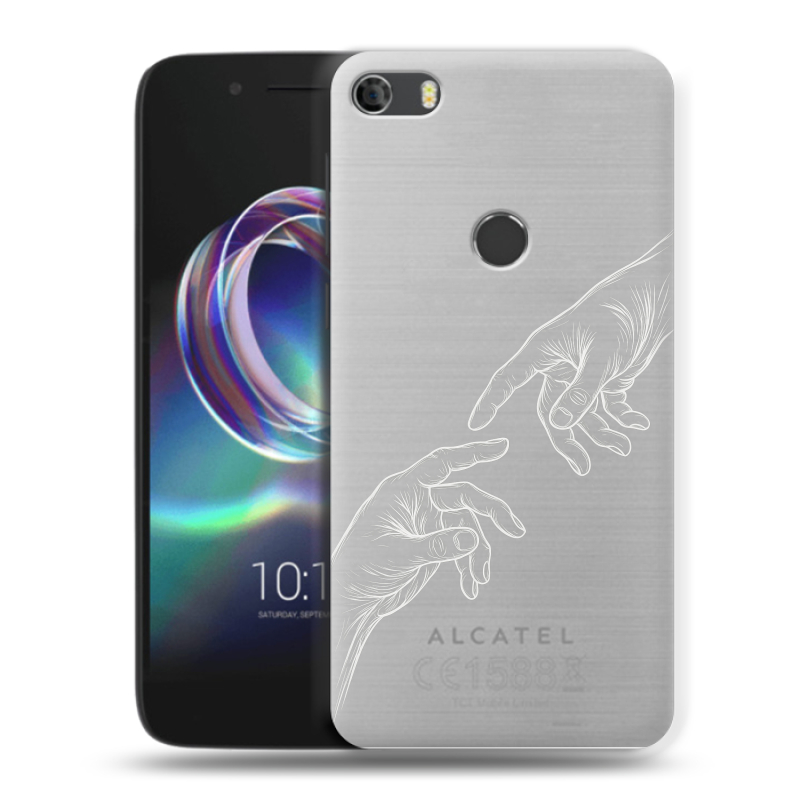 Силиконовый чехол на Alcatel Idol 5 с принтом Сотворение мира Силиконовый чехол на Alcatel Idol 5 с принтом Сотворение мира