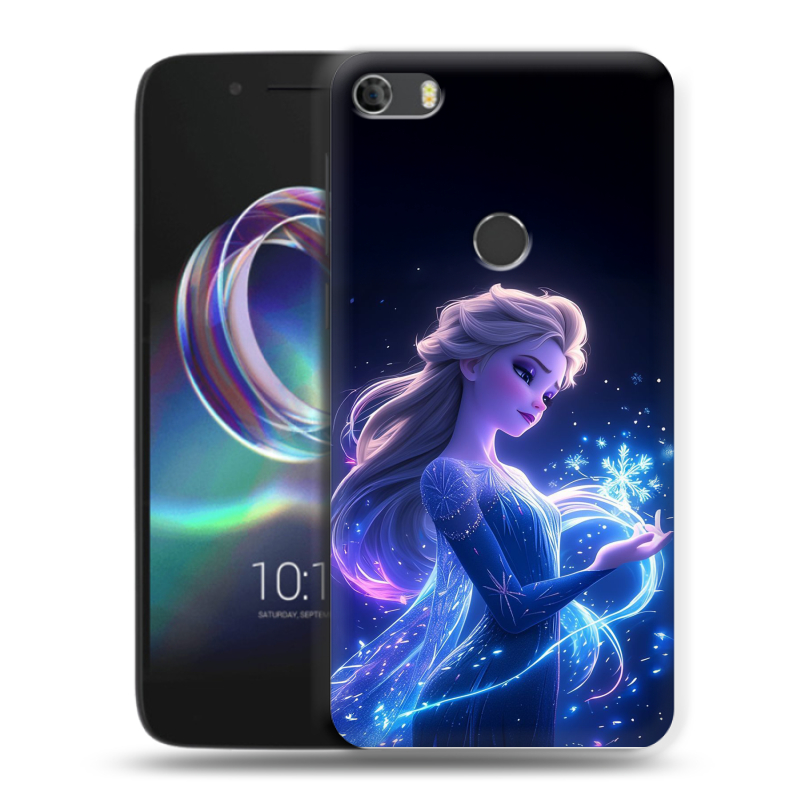 Силиконовый чехол на Alcatel Idol 5 с принтом Холодное сердце Frozen Силиконовый чехол на Alcatel Idol 5 с принтом Холодное сердце Frozen