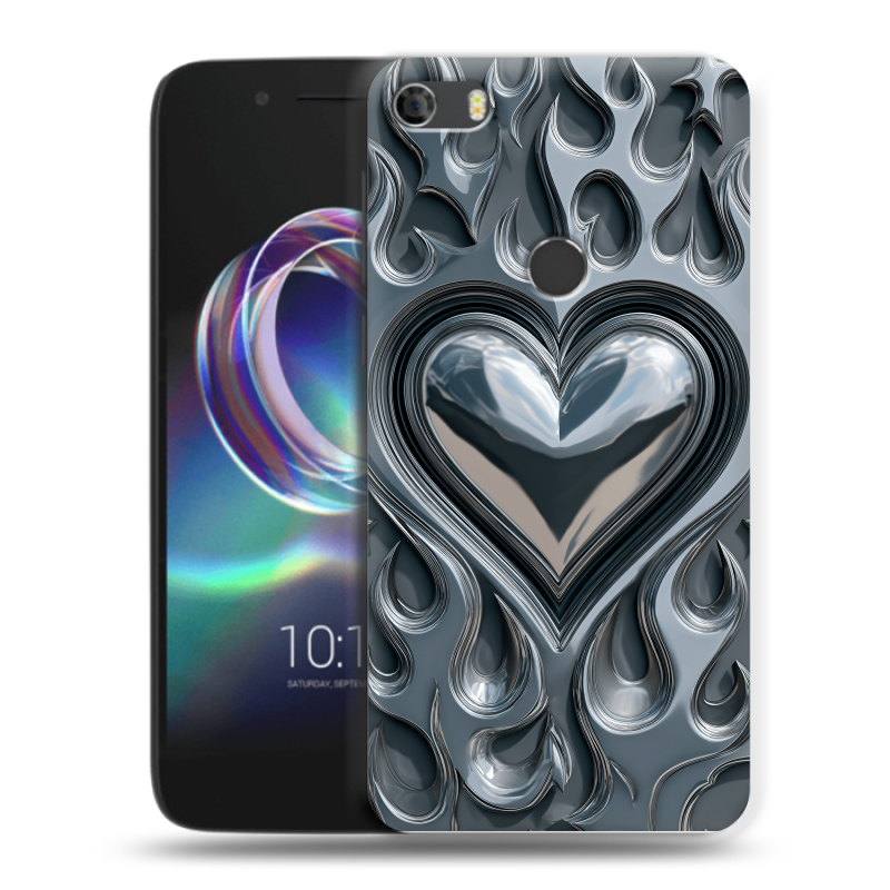 Силиконовый чехол на Alcatel Idol 5 с принтом Y2K Силиконовый чехол на Alcatel Idol 5 с принтом Y2K